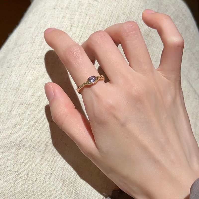 Exquisite Enamel Colored Glaze Ring For Women, 3D Butterfly, Versatile & Fashionable, S925 Silver-Plated, Adjustable Opening, Index Finger Ring