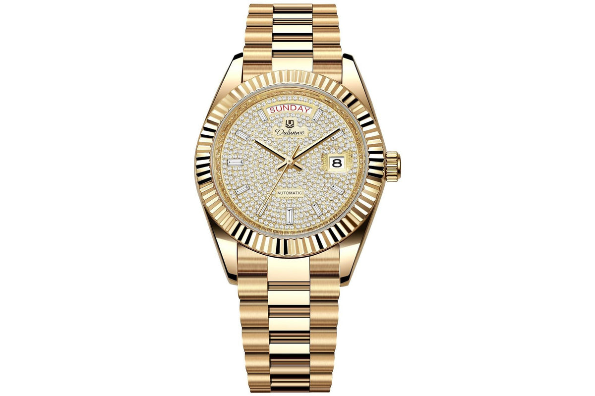 Dual-calendar Automatic Mechanical Mens Watch