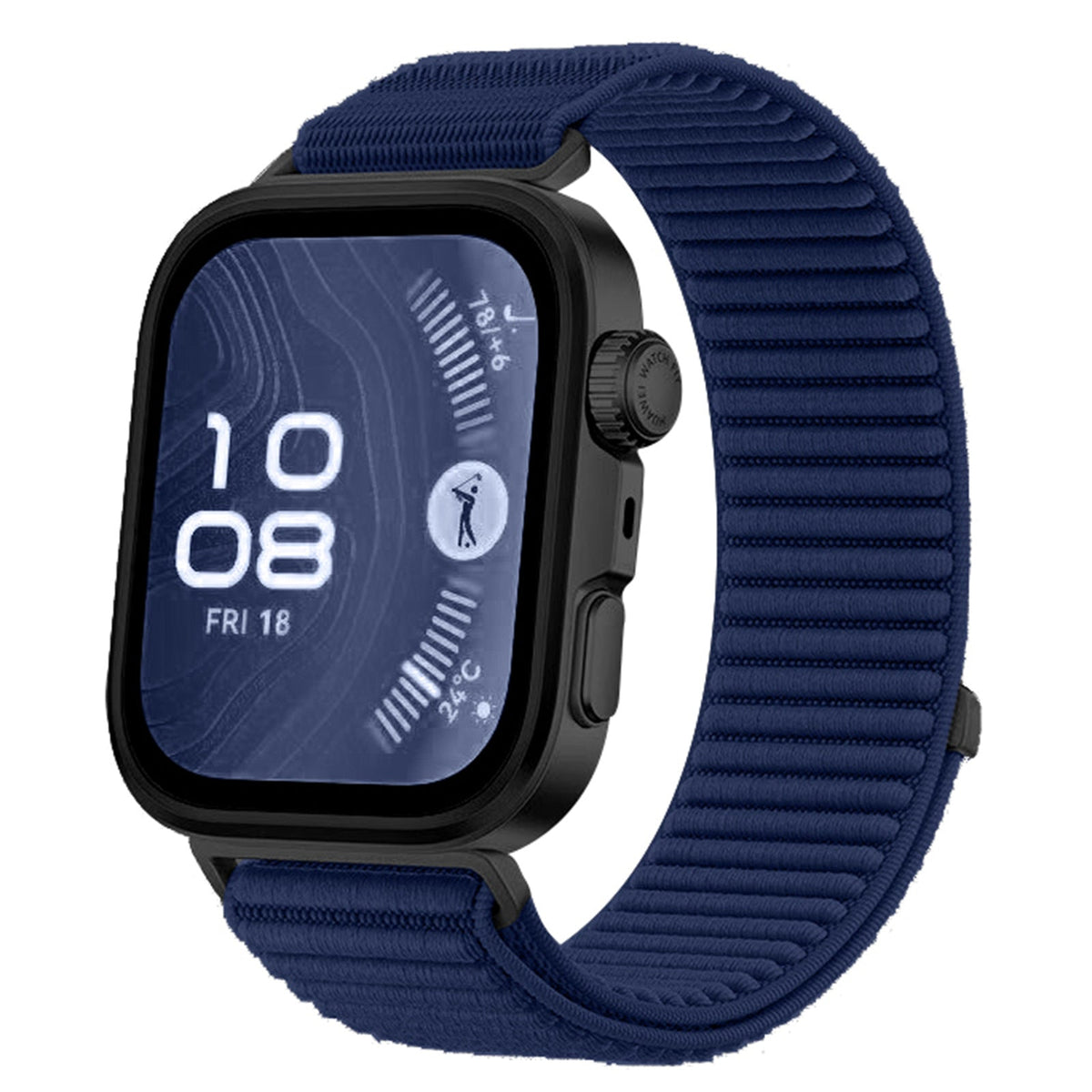 Wilderness Mountain Pattern Nylon Loop Strap