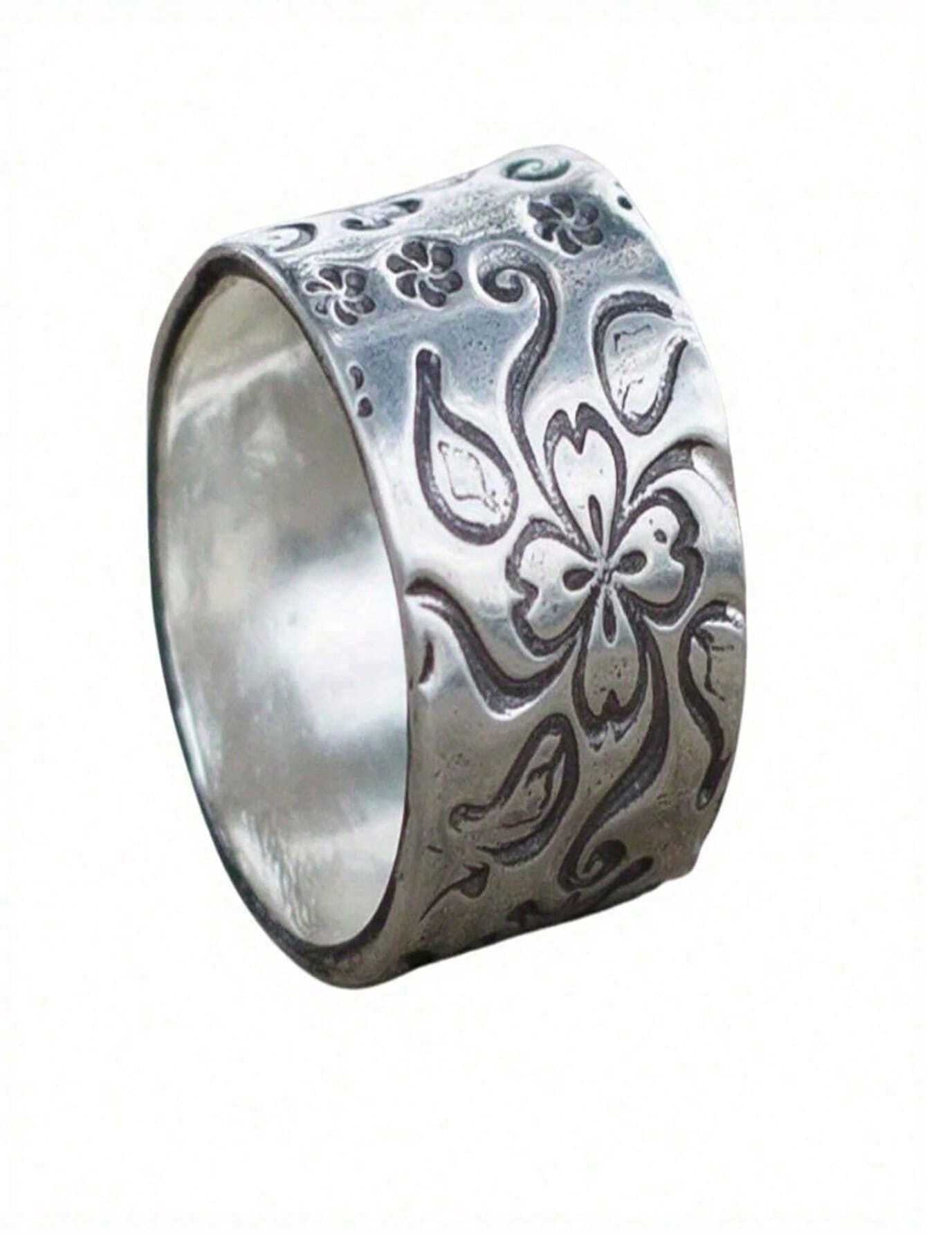 Carved High-end Chic Niche Hand Jewelry Ring