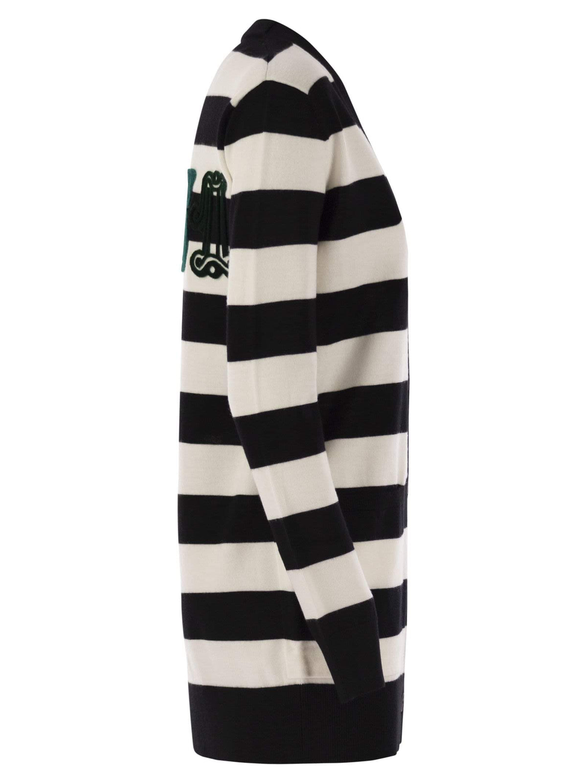 Max Mara Women Max Mara Women Fiemme - Long Striped Wool Cardigan