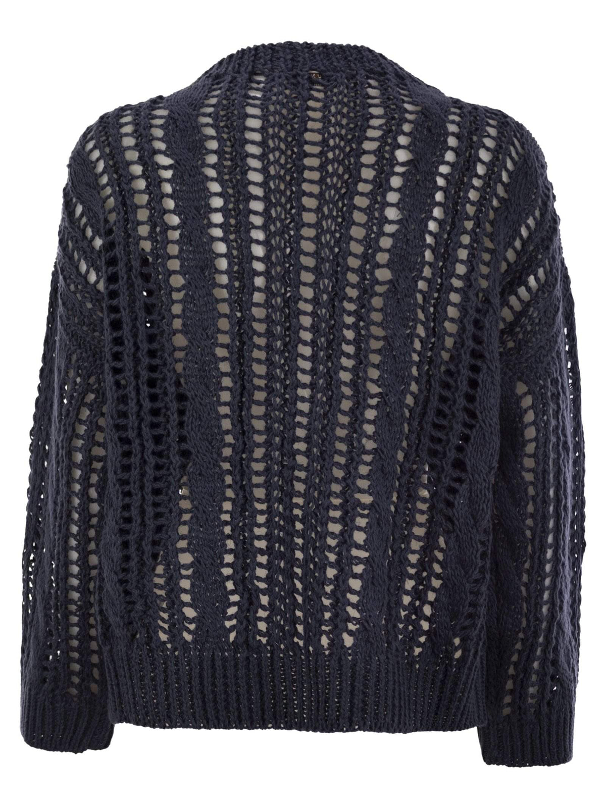 Brunello Cucinelli Women Cable & Mesh Jute And Cotton Jersey