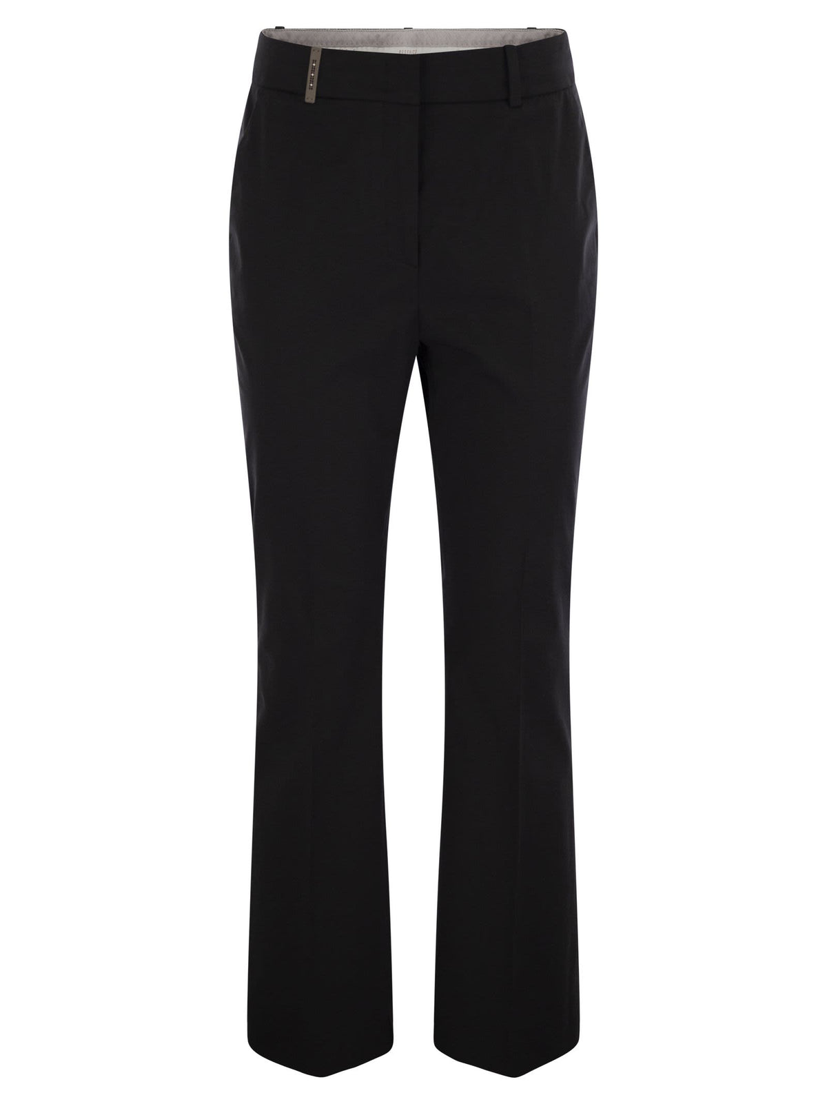 Peserico Women Stretch Cotton Trousers
