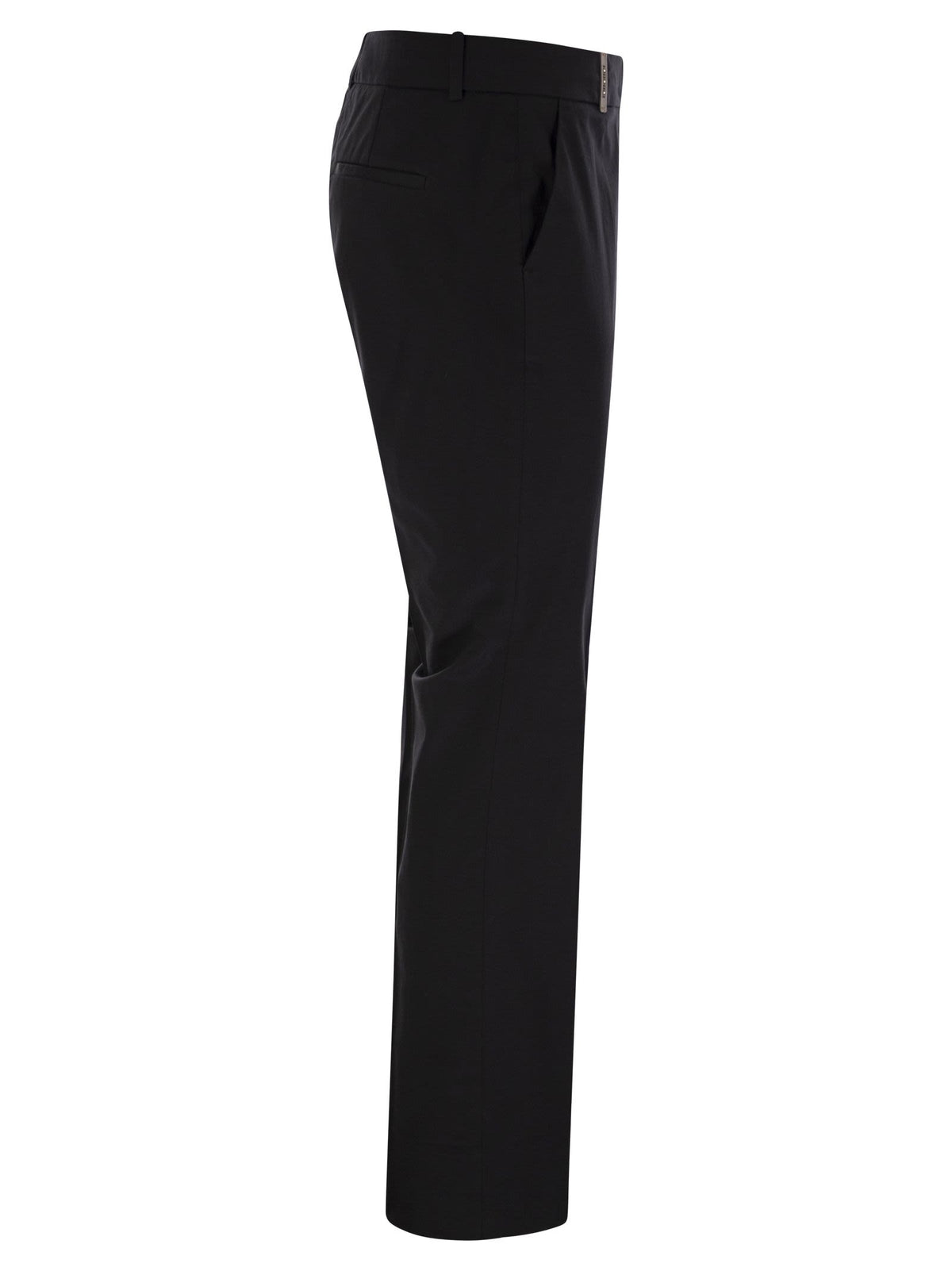 Peserico Women Stretch Cotton Trousers