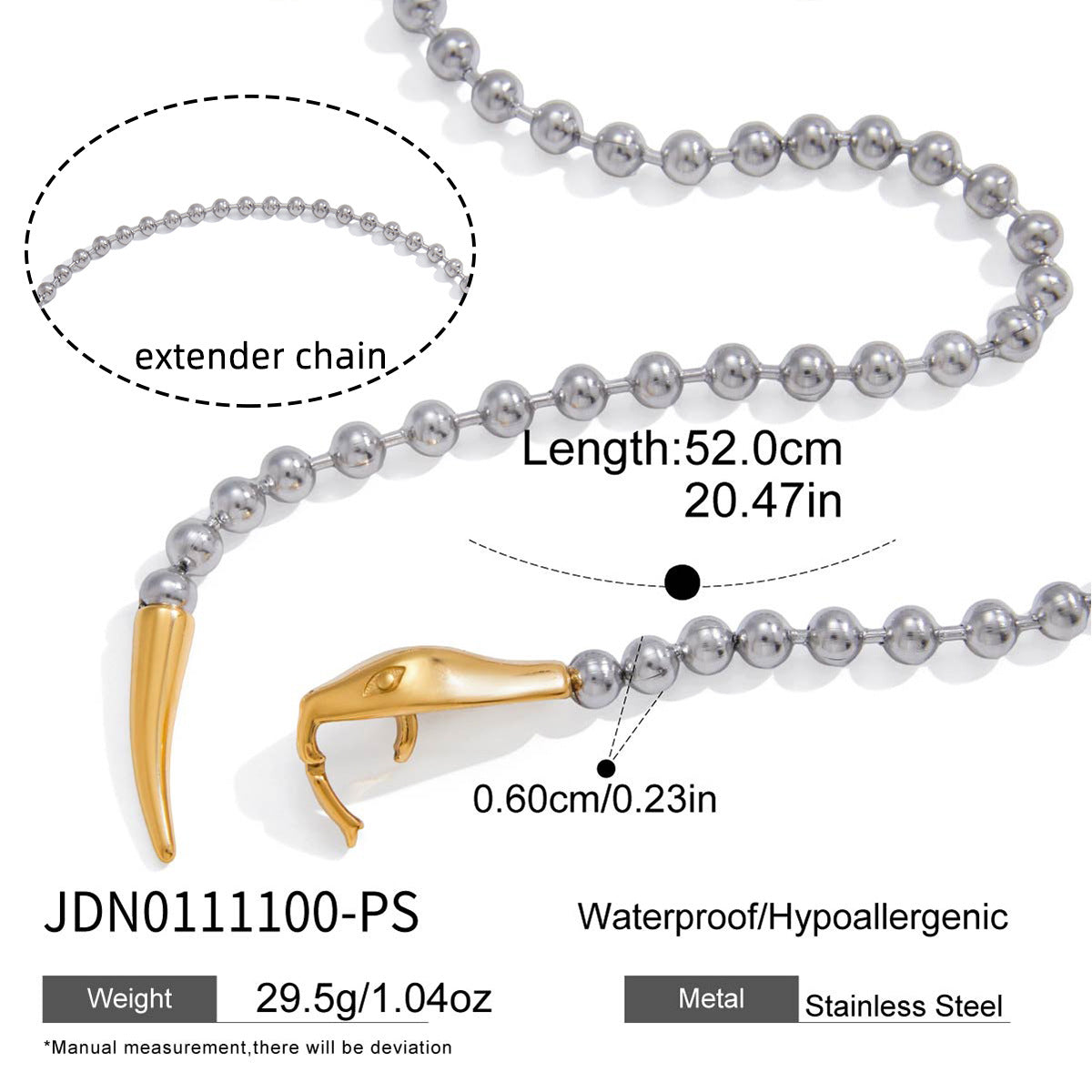 Snake Y Necklace and Earring Set