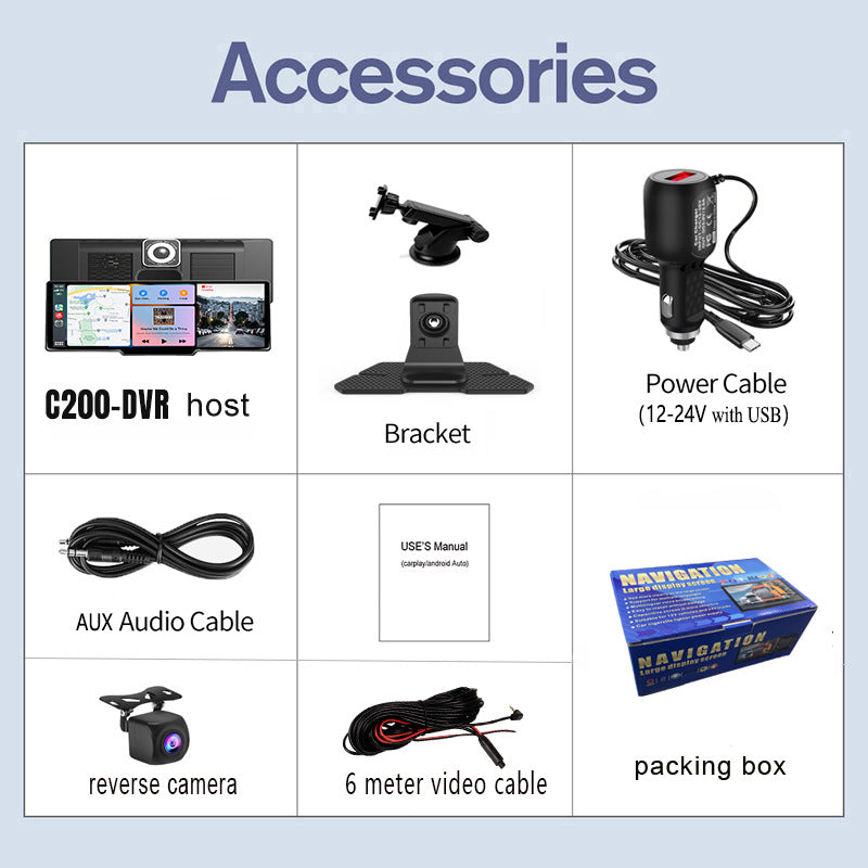 Dashboard Car Smart Screen Wireless