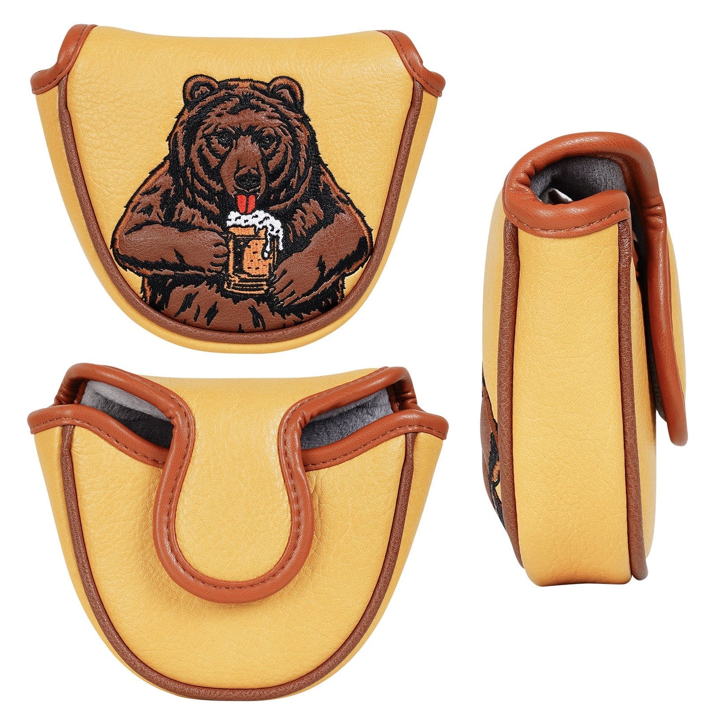Bear With a Beer Headcover