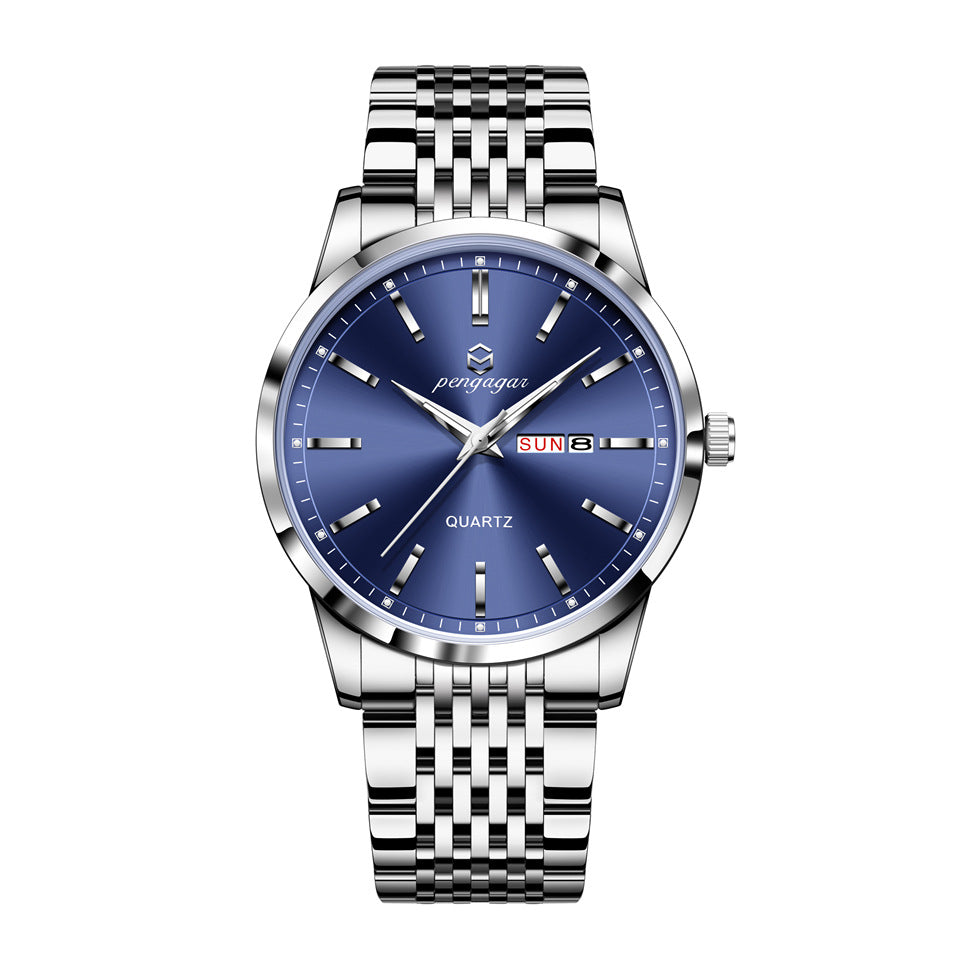 Swiss-brand Mens Watch Water-resistant Quartz Wristwatch