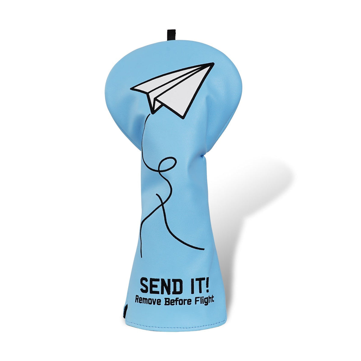 Blue Paper Airplane SEND IT! Headcover
