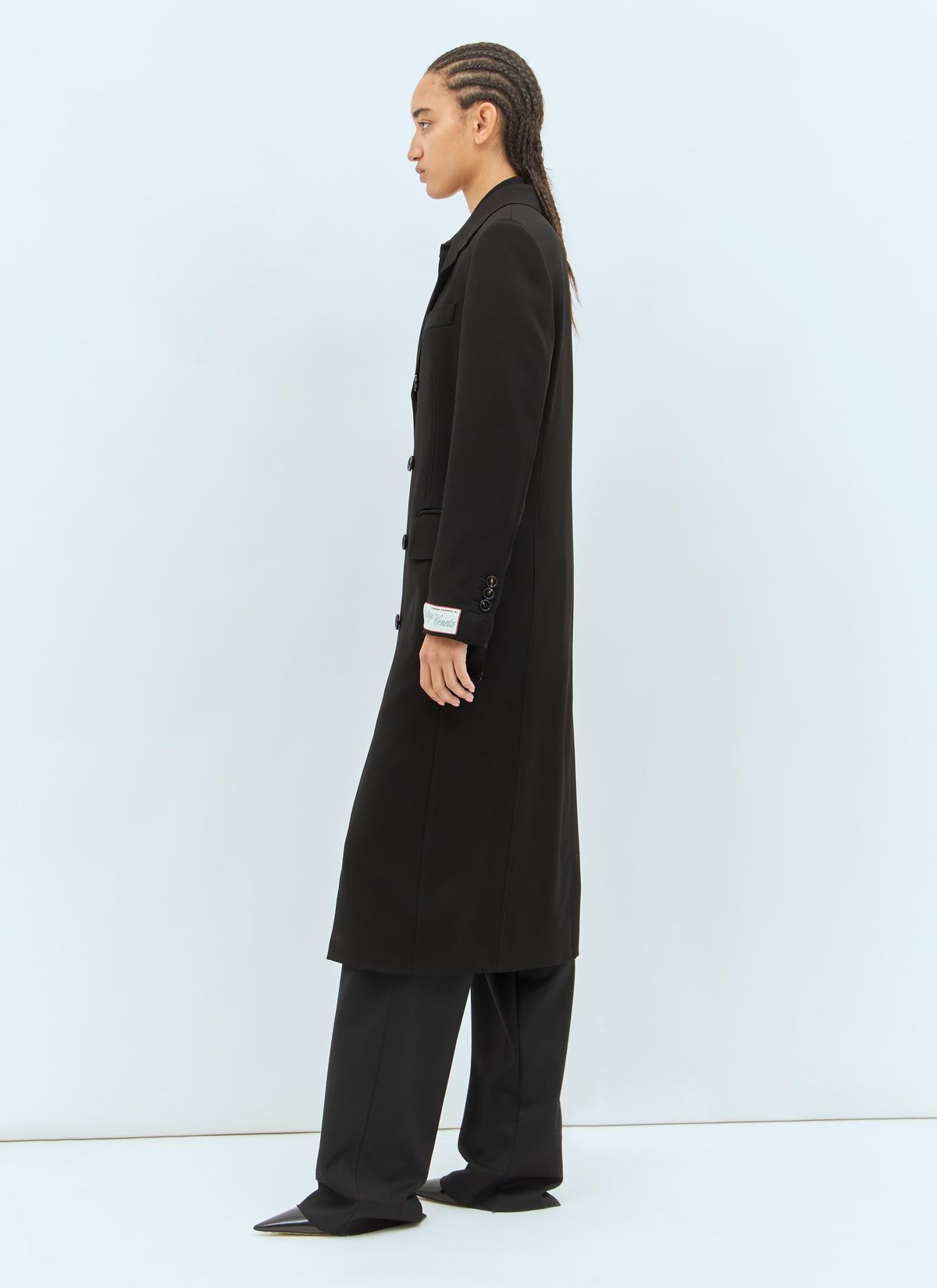 Bottega Veneta Women Matt Fluid Viscose Jersey Coat