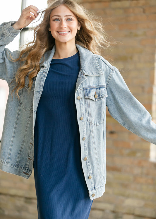 Brinx Oversized Denim Jacket