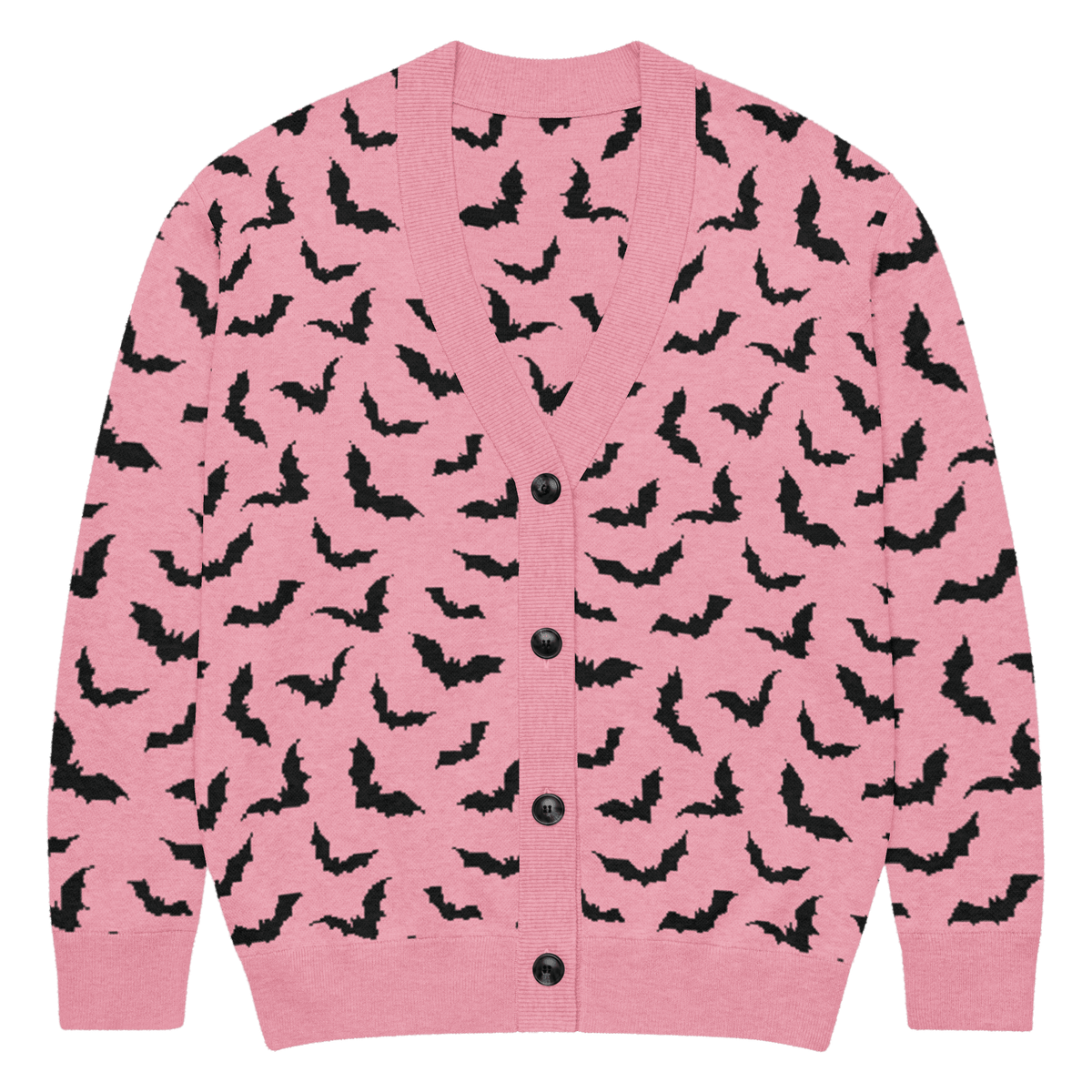 Bubblegum Bats Knit Cardigan