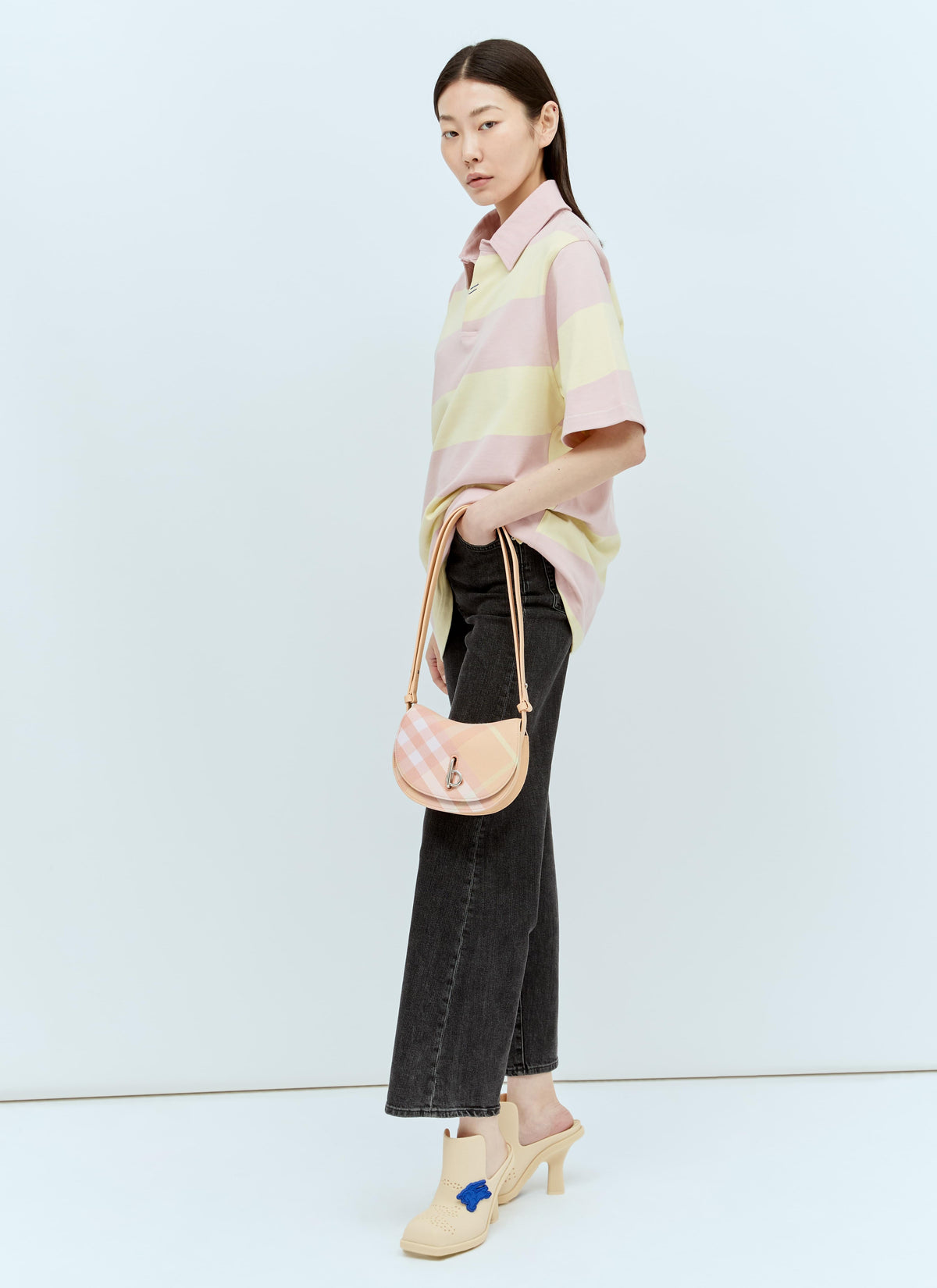 Burberry Women Rubber Highland Mules