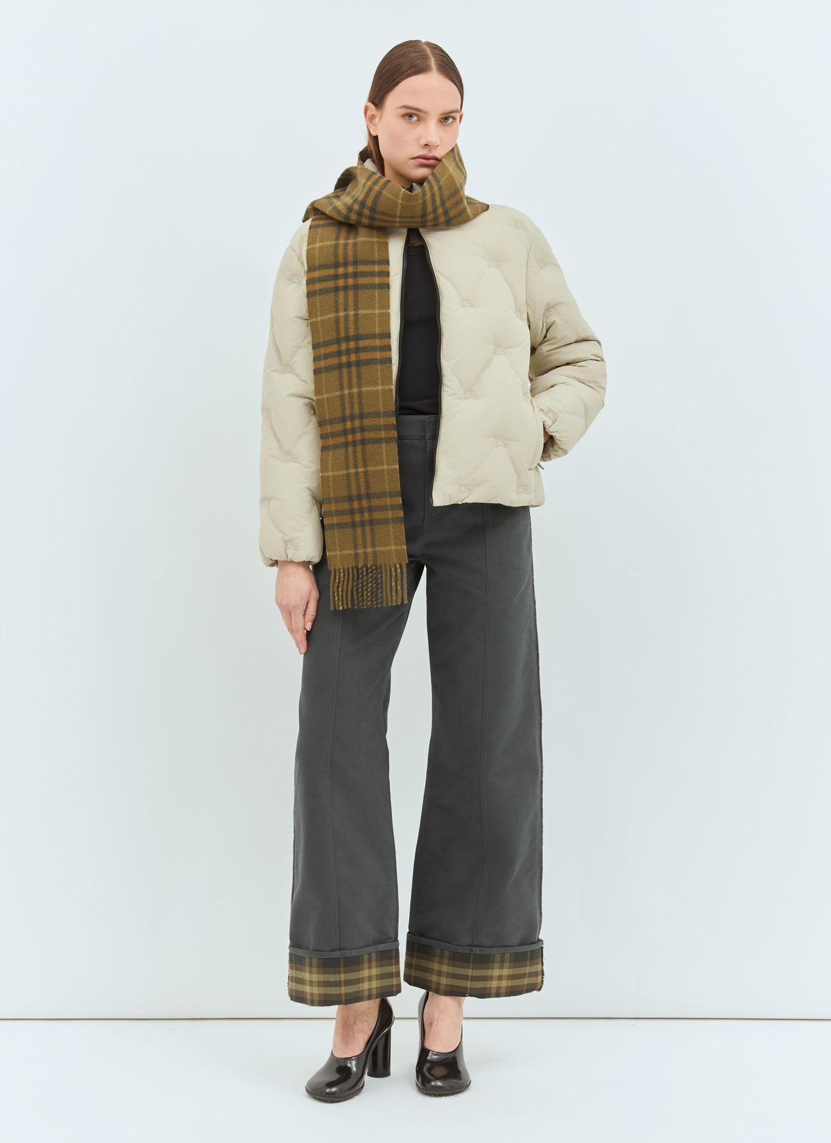 Burberry Women Ekd Nylon Down Jacket