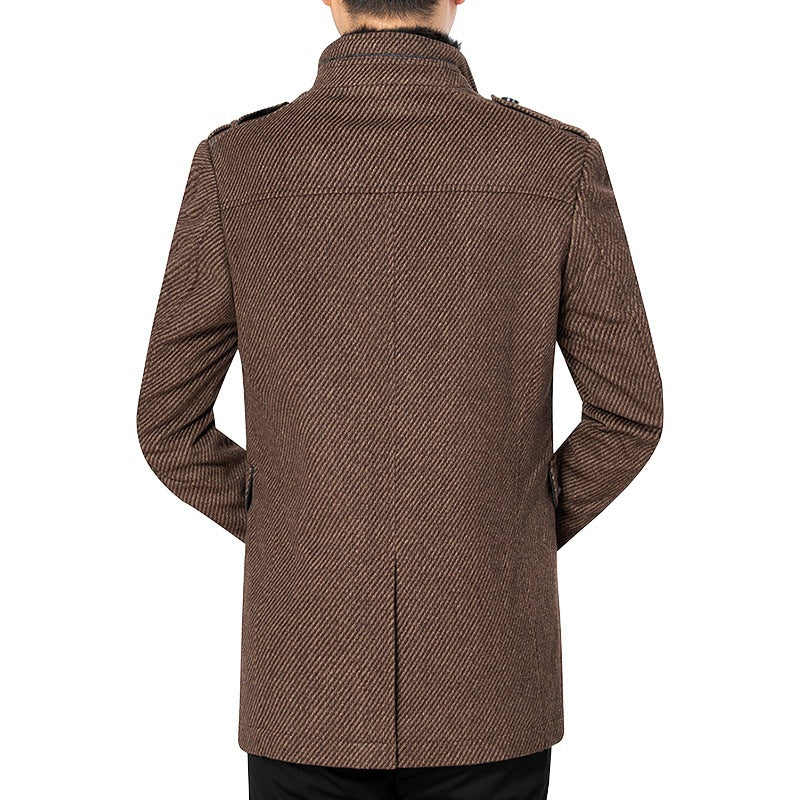 AutumnWinter Wool Coat Casual Lambswool Coat