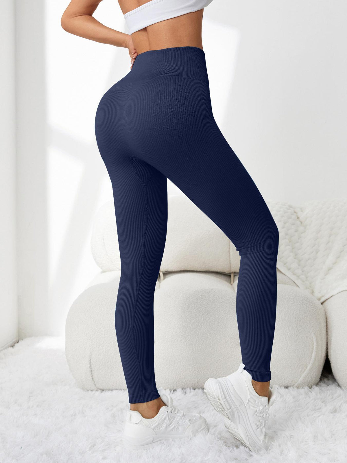 Womens High-Waisted Tight-Fitting Butt-Lifting Yoga Pants