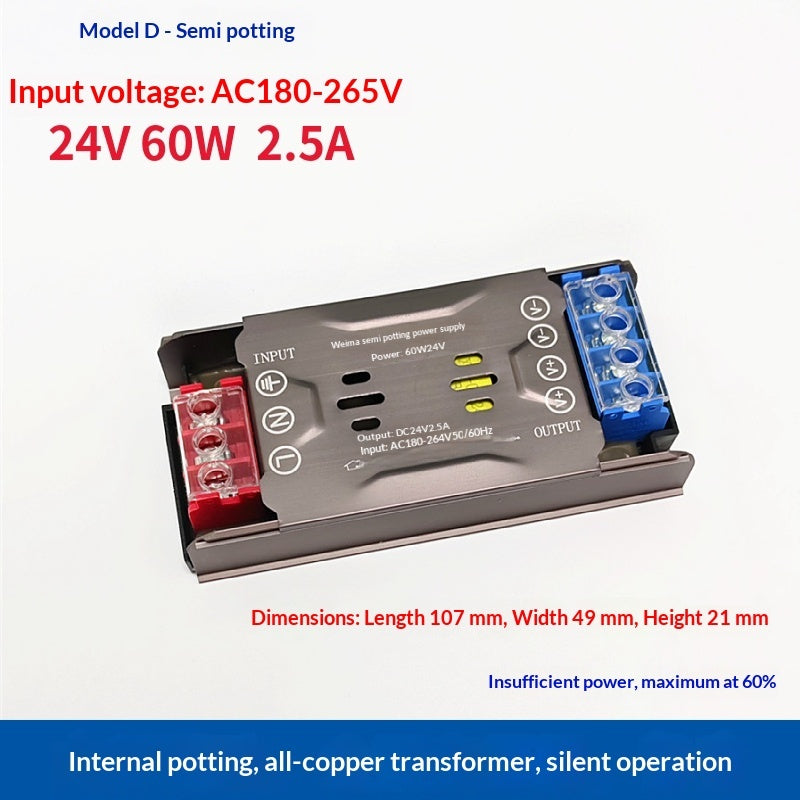 LED Strip Light Transformer Switching Power Supply 220V To DC 12V24V Low-voltage Power Supply For Advertising Light Boxes