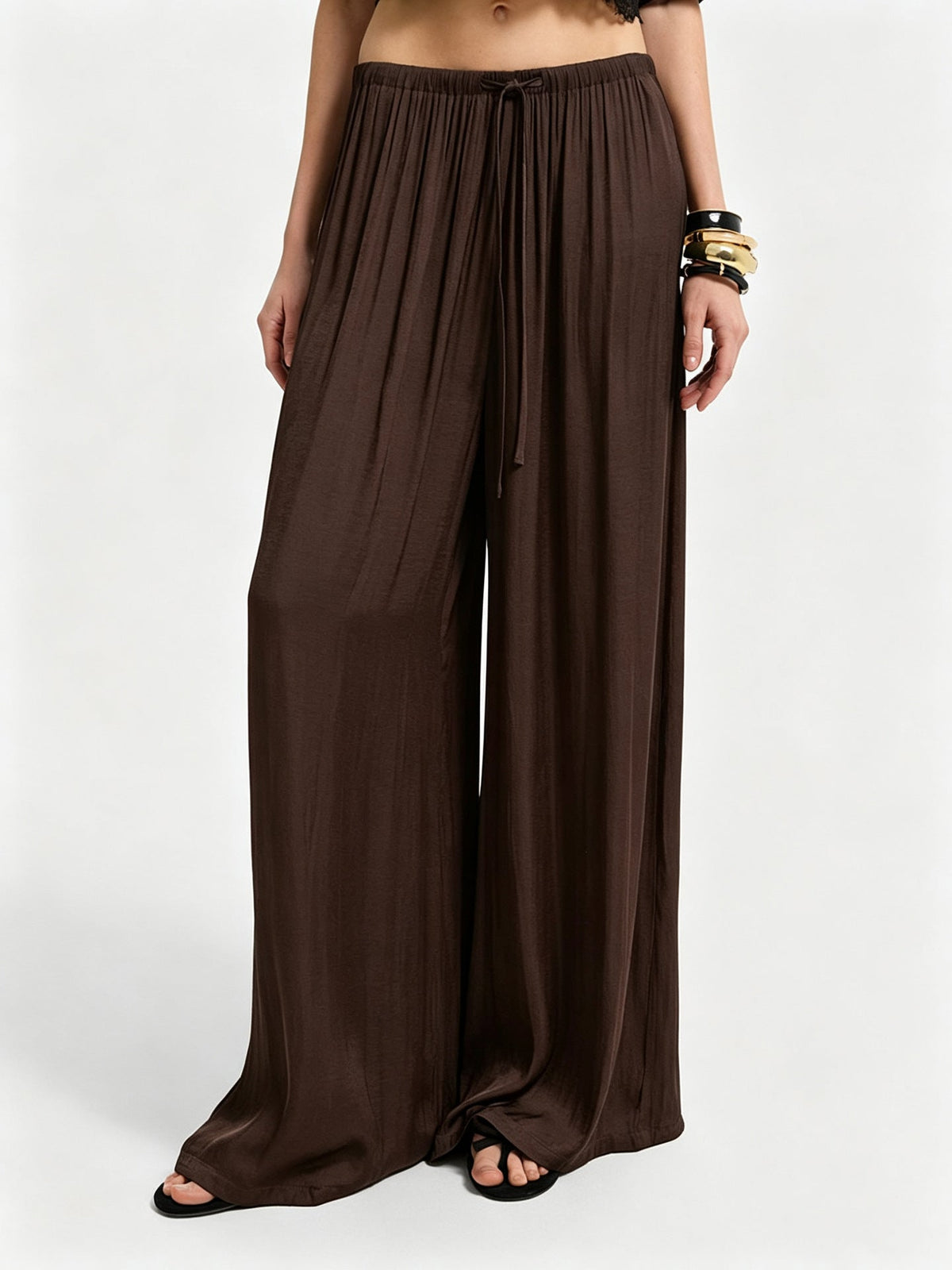 Wide-leg Casual Pants Womens Style Loose-fitting And Slimming