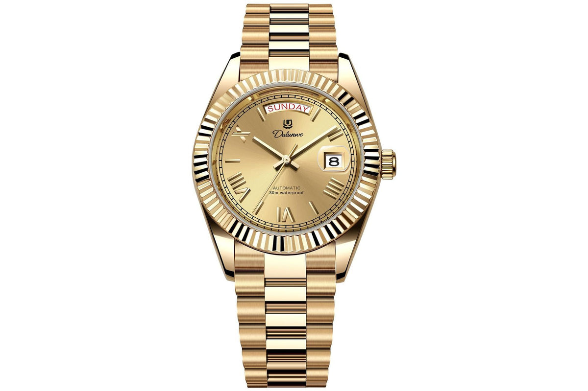 Dual-calendar Automatic Mechanical Mens Watch