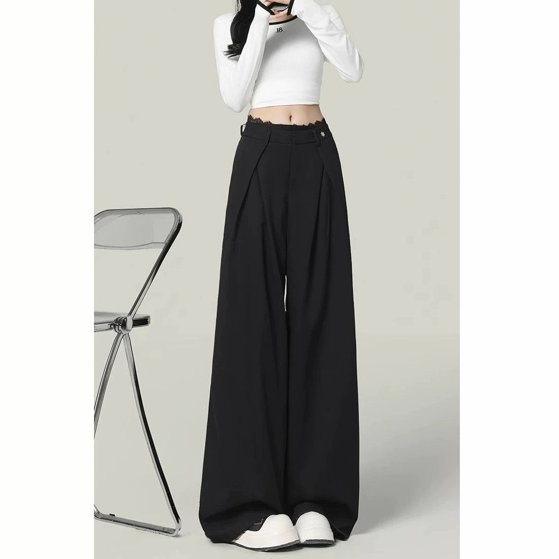 Loose Draped Casual And Stylish Pants