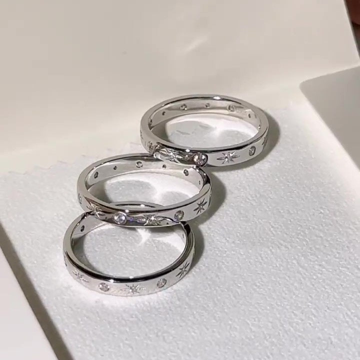 Simple Niche Minimalist Open Ring For Women, Fashion Light Luxury High-End Jewelry, Elegant & Versatile