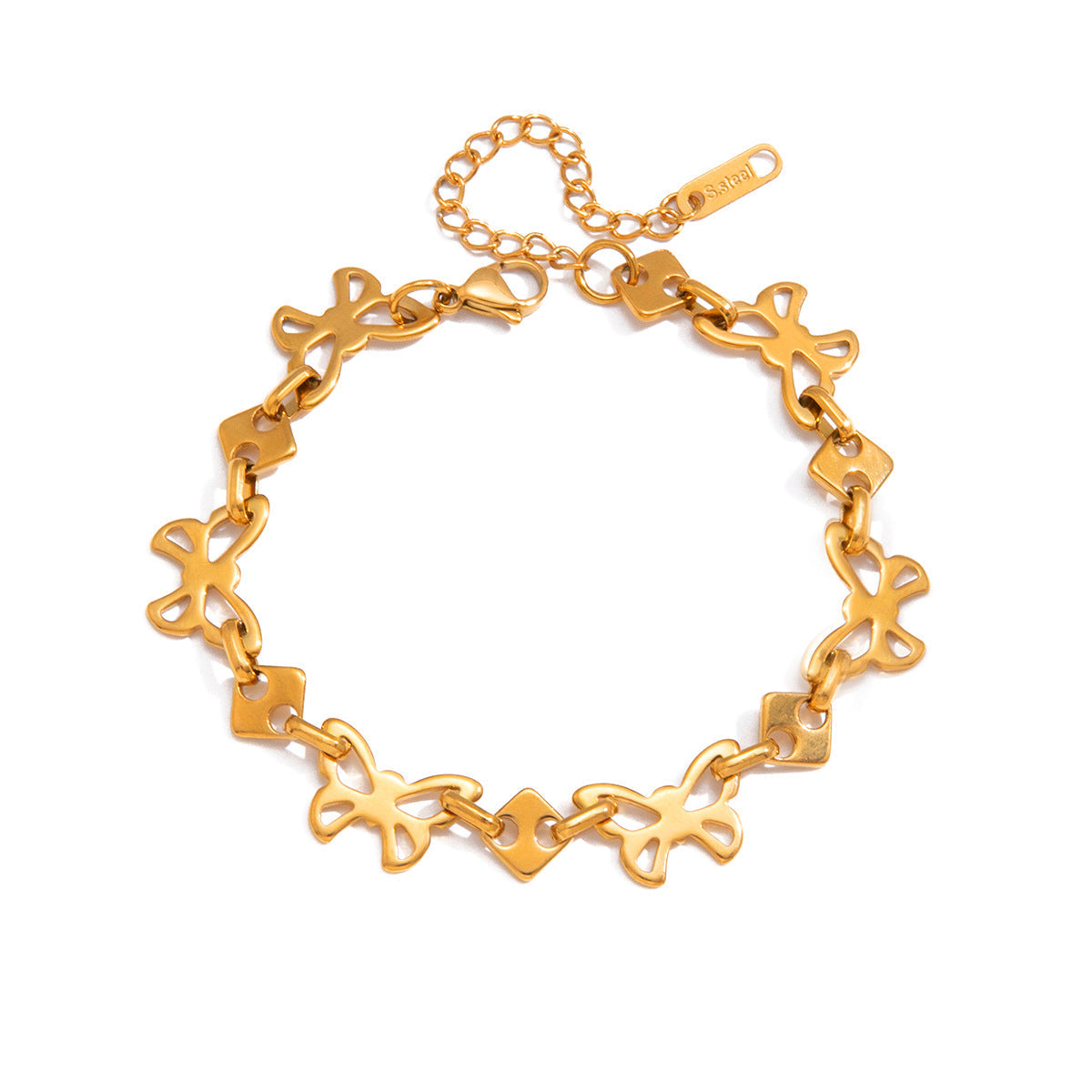 Stainless Steel Butterfly Bracelet Collection