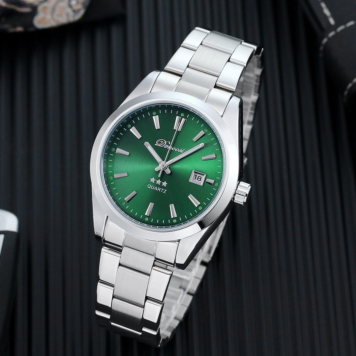 Business Casual Mens Watch With A Steel Strap