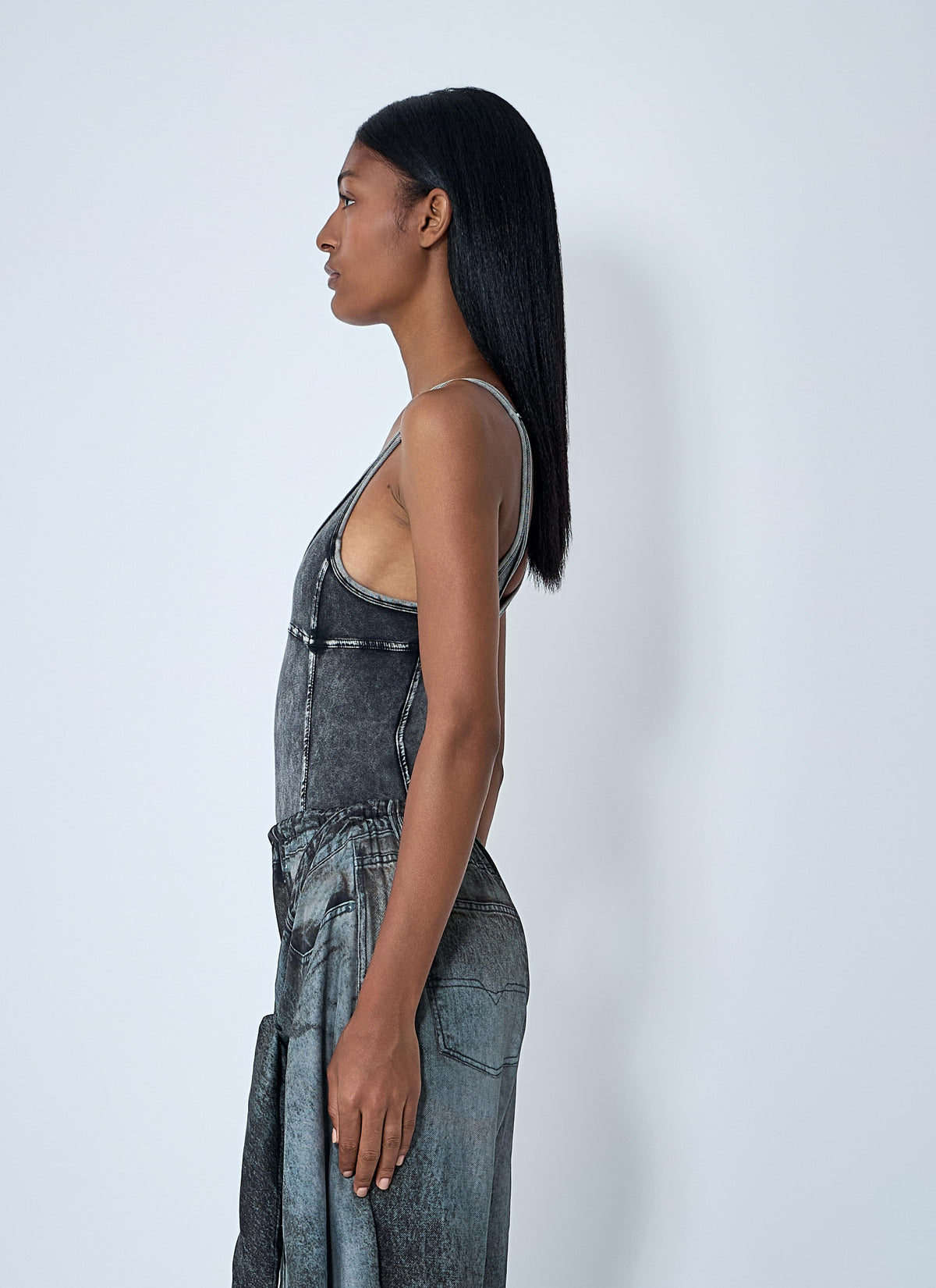 Diesel Women Phoebe-Dnm Bodysuit