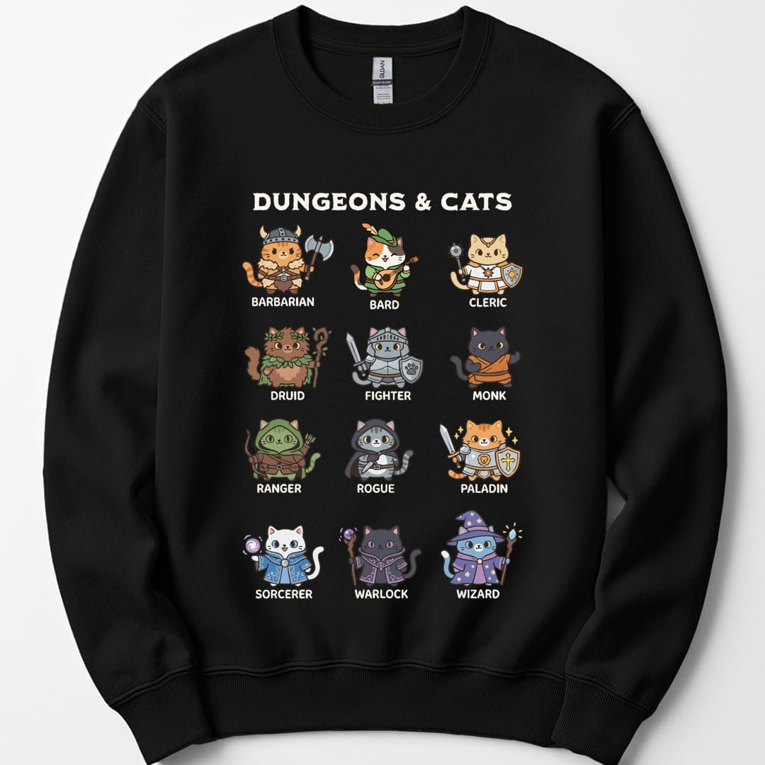 Dungeons & Cats Sweatshirt