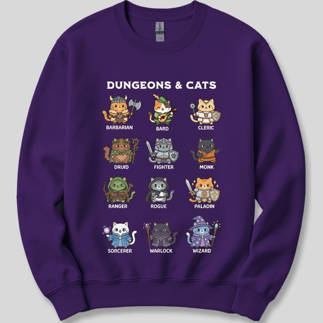 Dungeons & Cats Sweatshirt