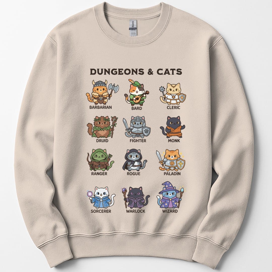 Dungeons & Cats Sweatshirt