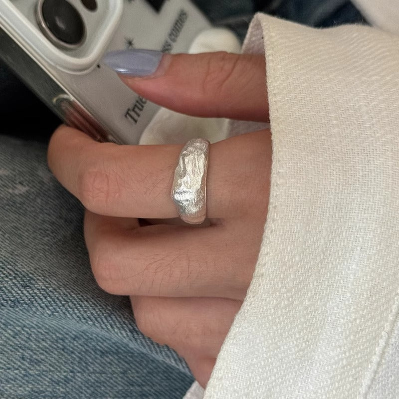 S925 Silver Women Rings, Unique Design Non-Fading Minimalist Jewelry