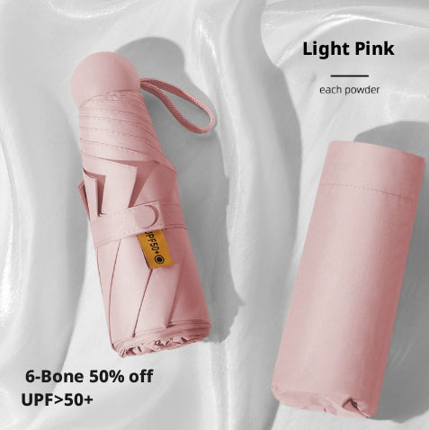 Capsule umbrella-Spring ring deduction-Wutong rice-1 piece