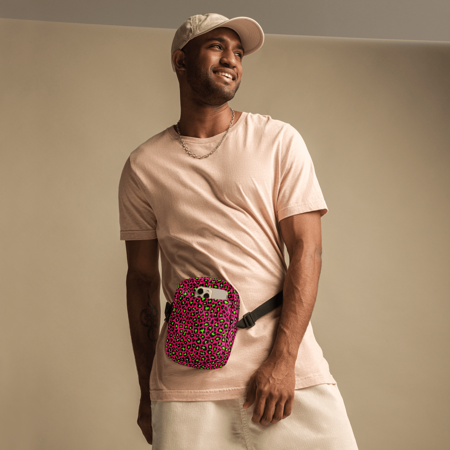 Electric Leopard Crossbody Bag