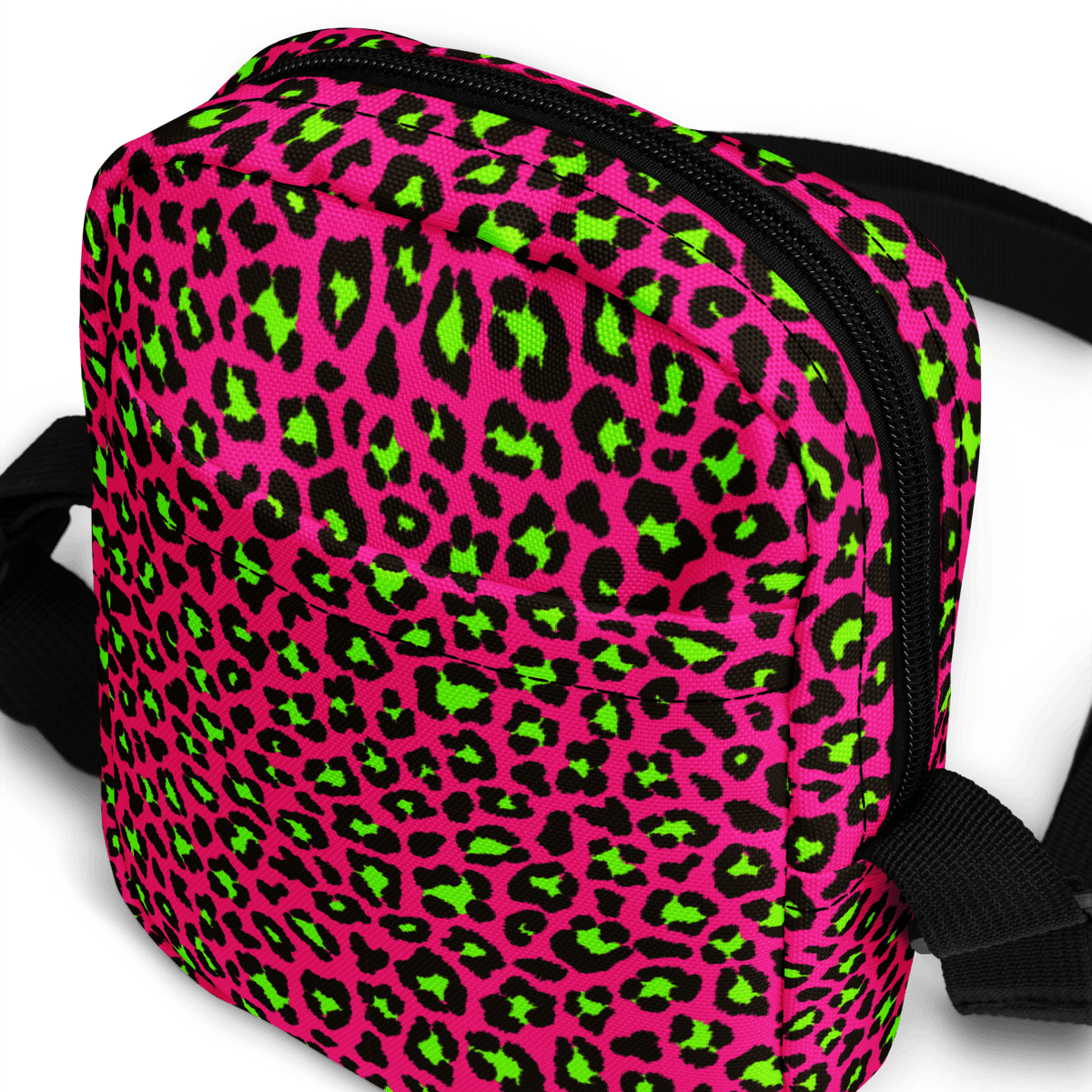 Electric Leopard Crossbody Bag