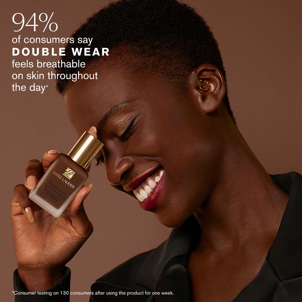 Estée Lauder Double Wear Stay-in-Place 24-Hour Long-Wear Matte Foundation Makeup, 1 Fl Oz