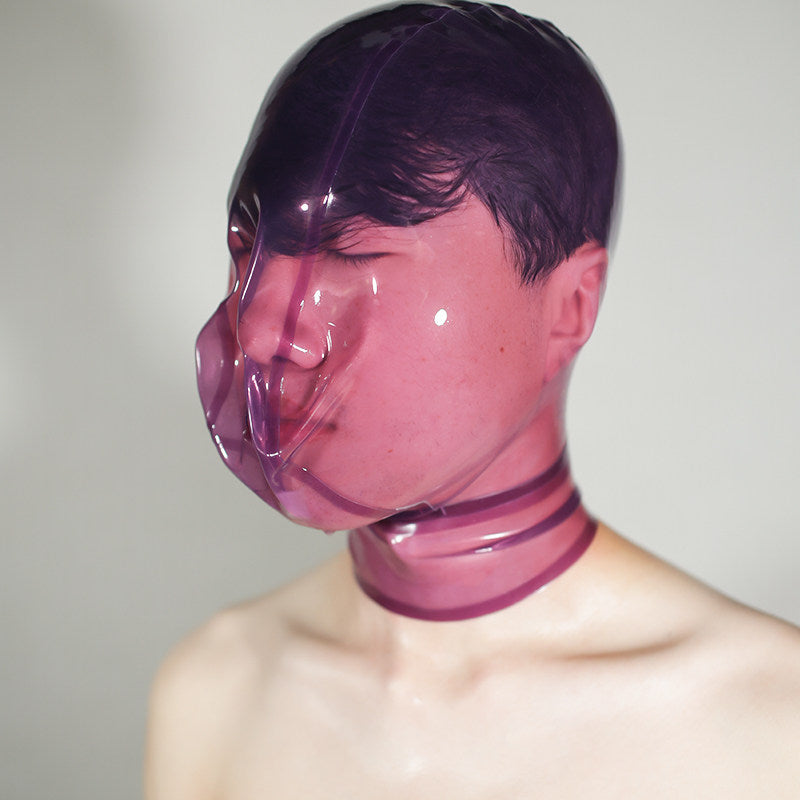 Latex Hood Halloween Cosplay Mask