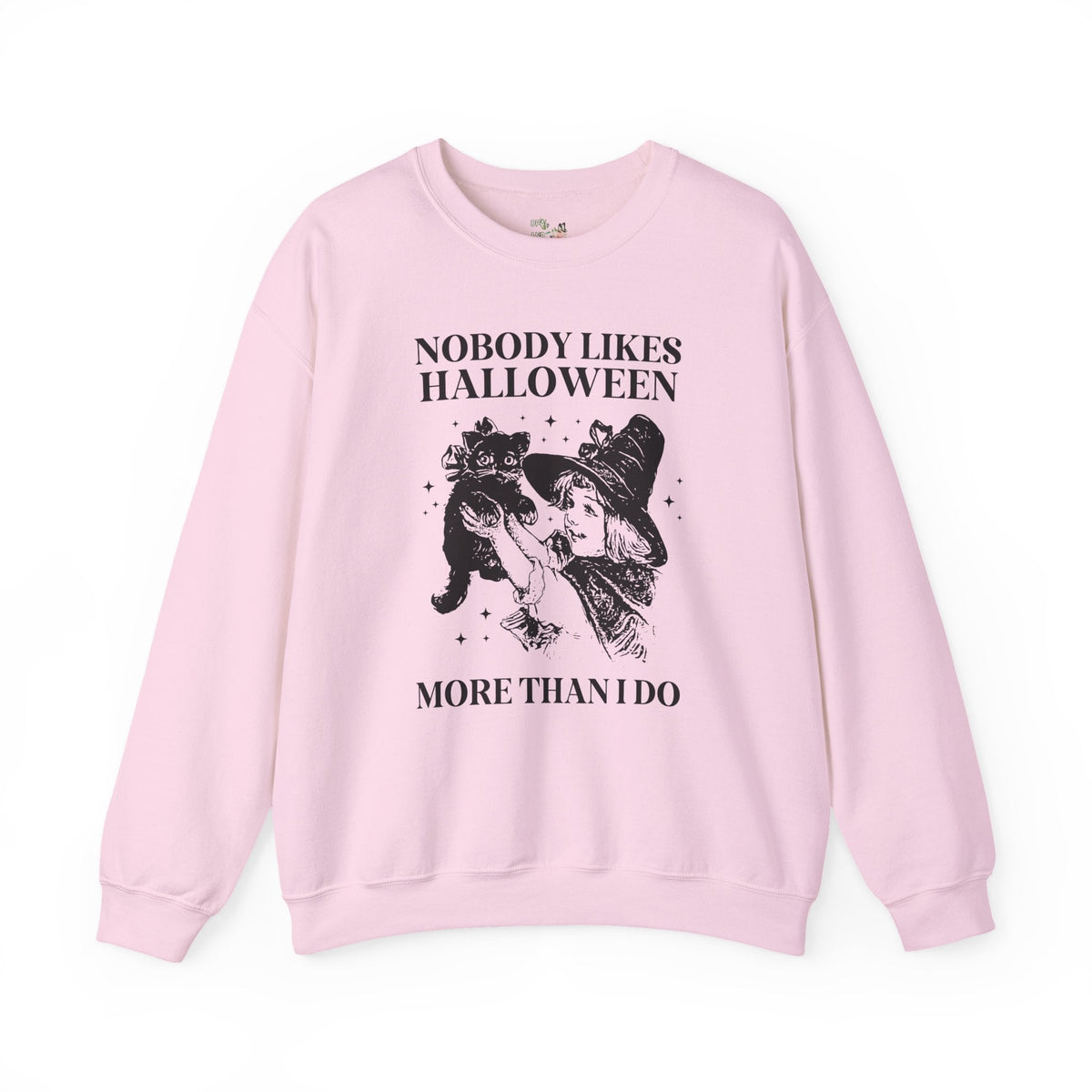 Funny Halloween Lover Sweatshirt with Cat