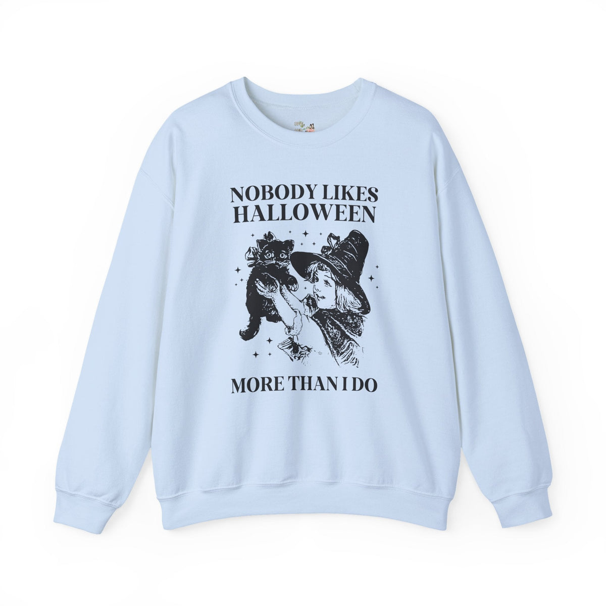 Funny Halloween Lover Sweatshirt with Cat