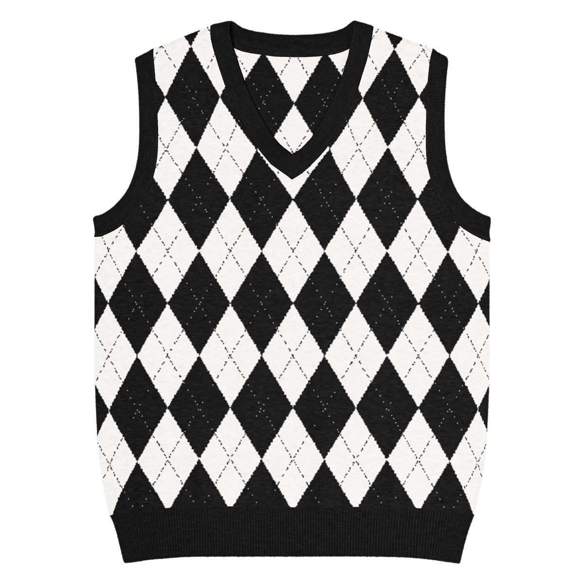 Carnival Chic Knit V-Neck Vest