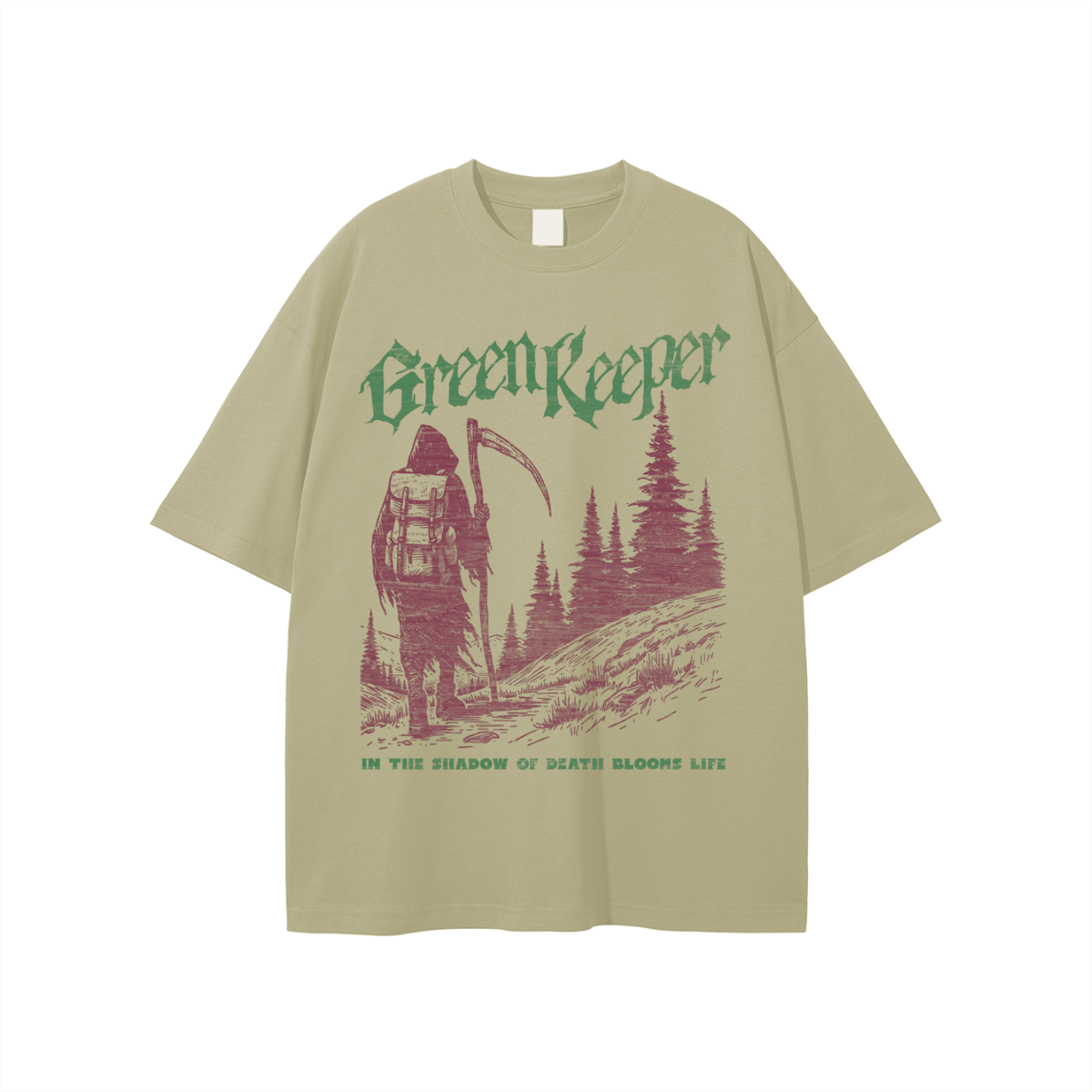 Green Keeper Grim Reaper Cotton Tee