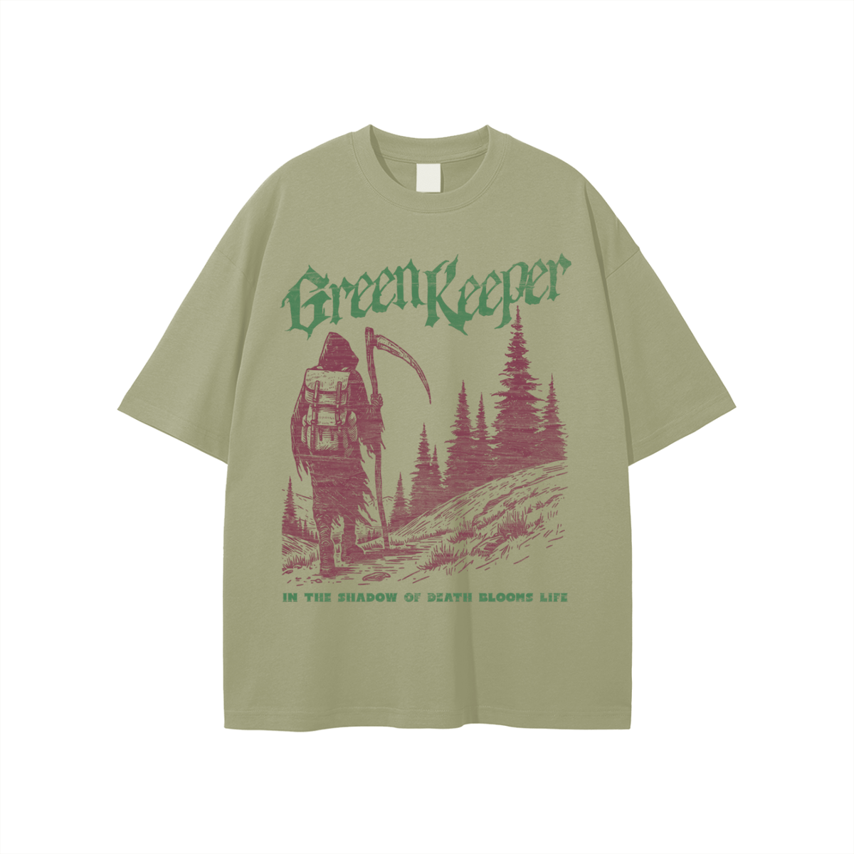 Green Keeper Grim Reaper Cotton Tee