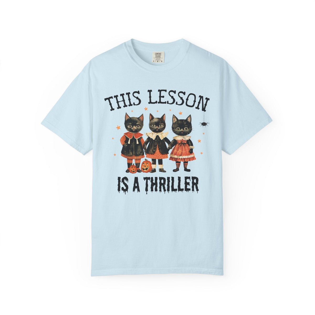 Halloween Teacher Cat Tee