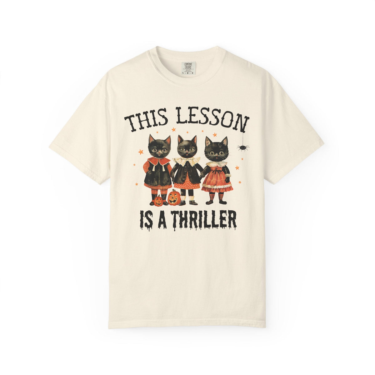 Halloween Teacher Cat Tee