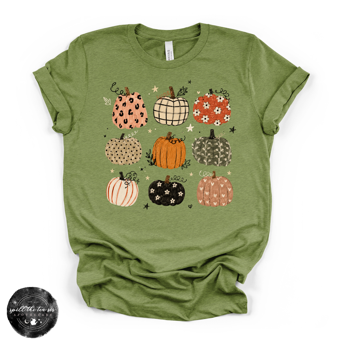 Pumpkins Tee | Vintage Pumpkin Graphic T-Shirt