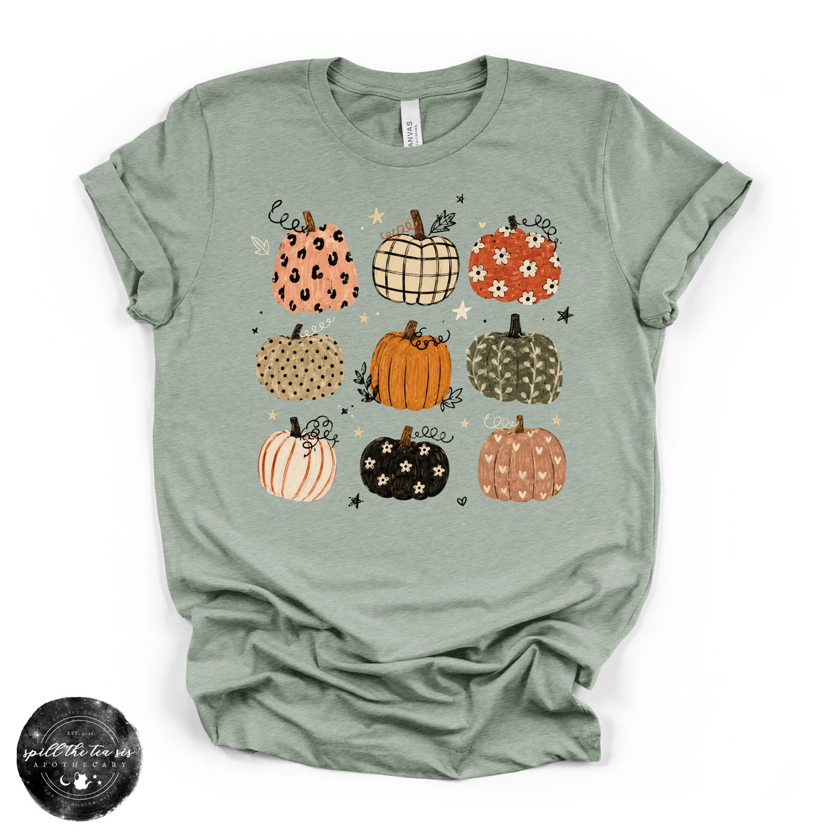 Pumpkins Tee | Vintage Pumpkin Graphic T-Shirt