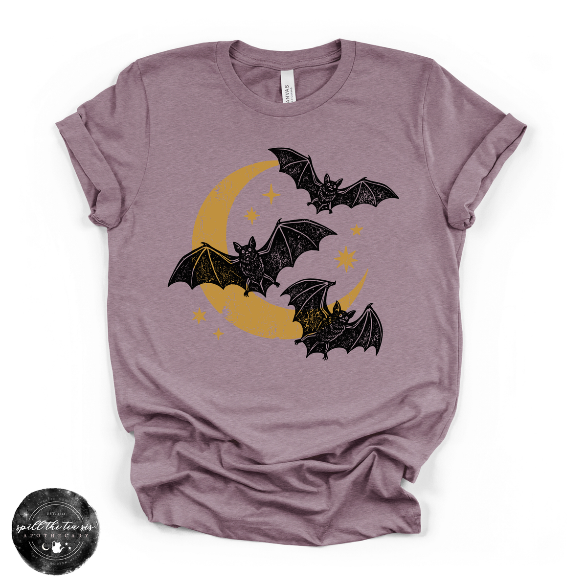 Bat Trio Tee | Cute Halloween Bat Graphic T-Shirt