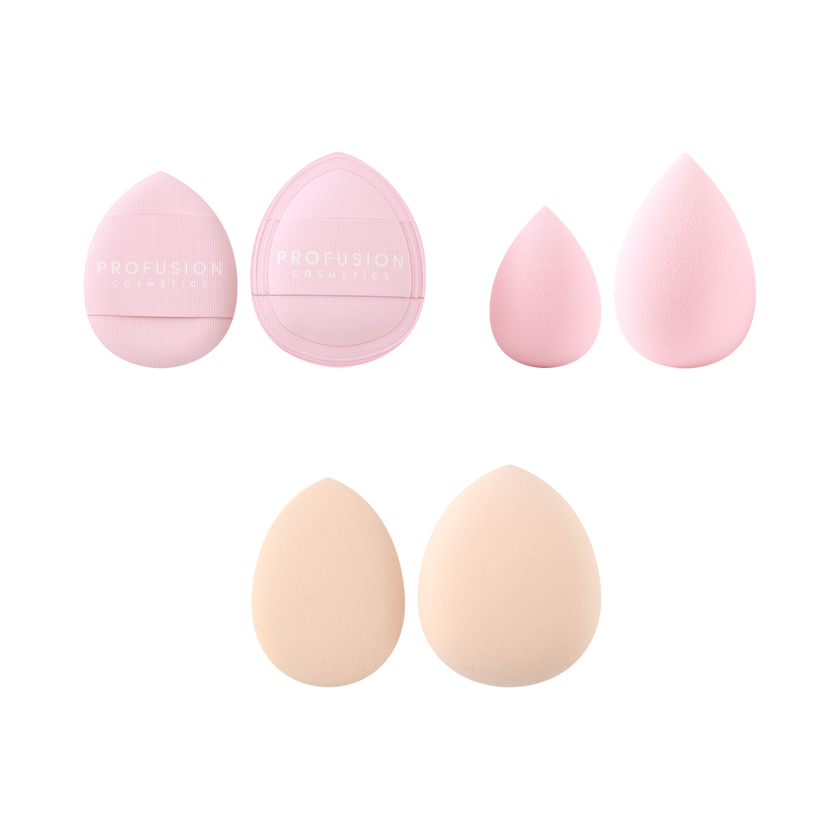 Blending Essentials Makeup Sponge & Puff Set