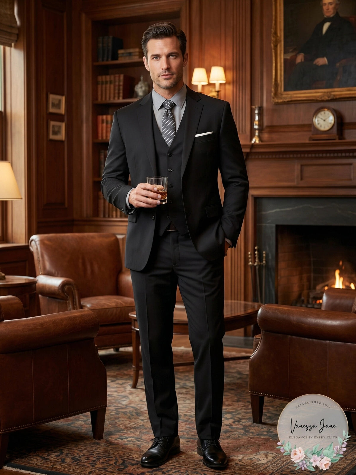Alfani Mens Stretch Performance Slim-Fit Blazer, Long