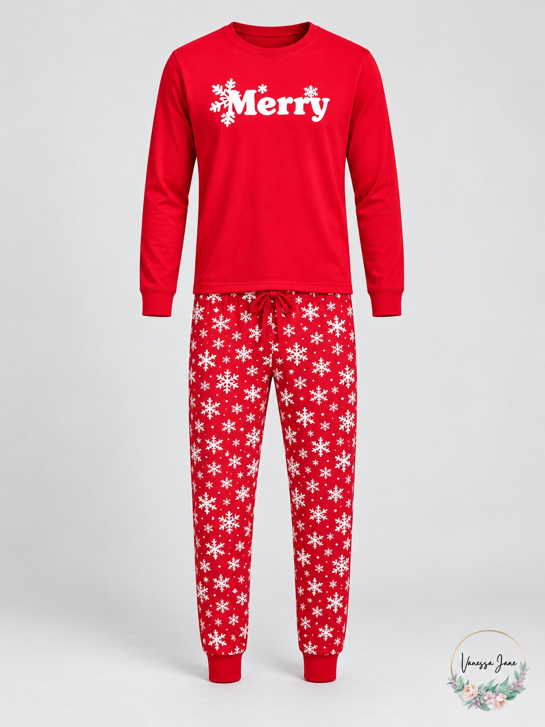 Family Pajamas Matching Mens Merry Snowflake Mix It Family Pajama Set